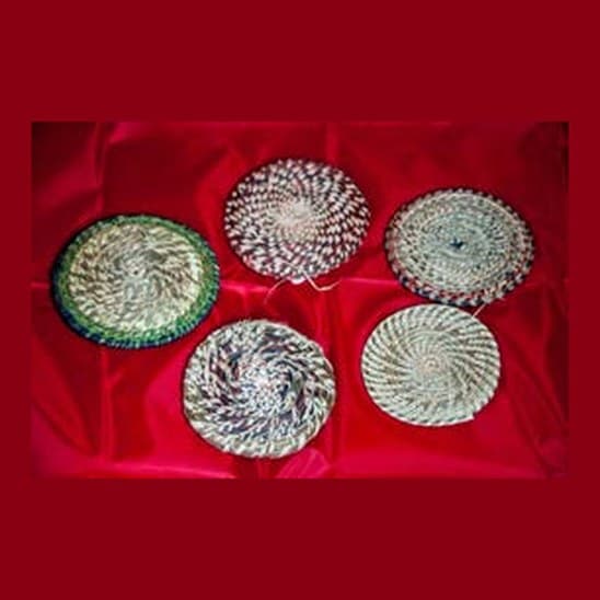 কোস্টার — বোনা নকশা (পাঁচটির সেট)